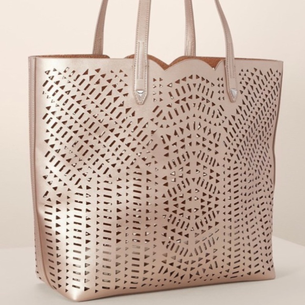 Chrome pink Stella & Dot bag